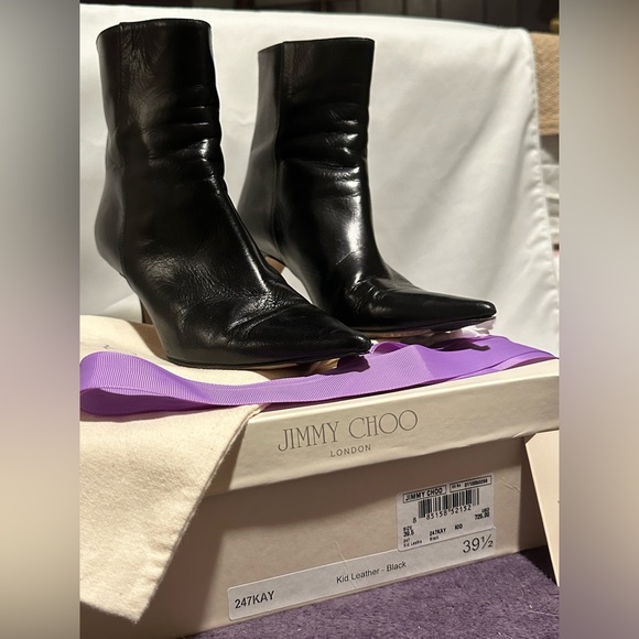 A stunning pair of Jimmy Choo ‘Kay’ booties Gently used . - Picture 2 of 9